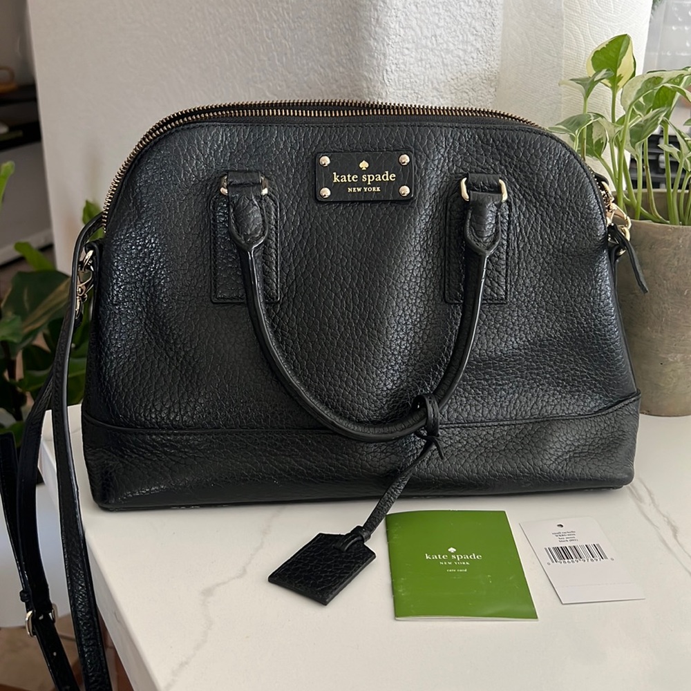 Kate Spade small rachelle Bay Street in black satchel bag